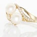Bague Loeva Or Jaune Perle De Culture Et Oxyde De Zirconium - Bagues vintage Femme | Marc Orian