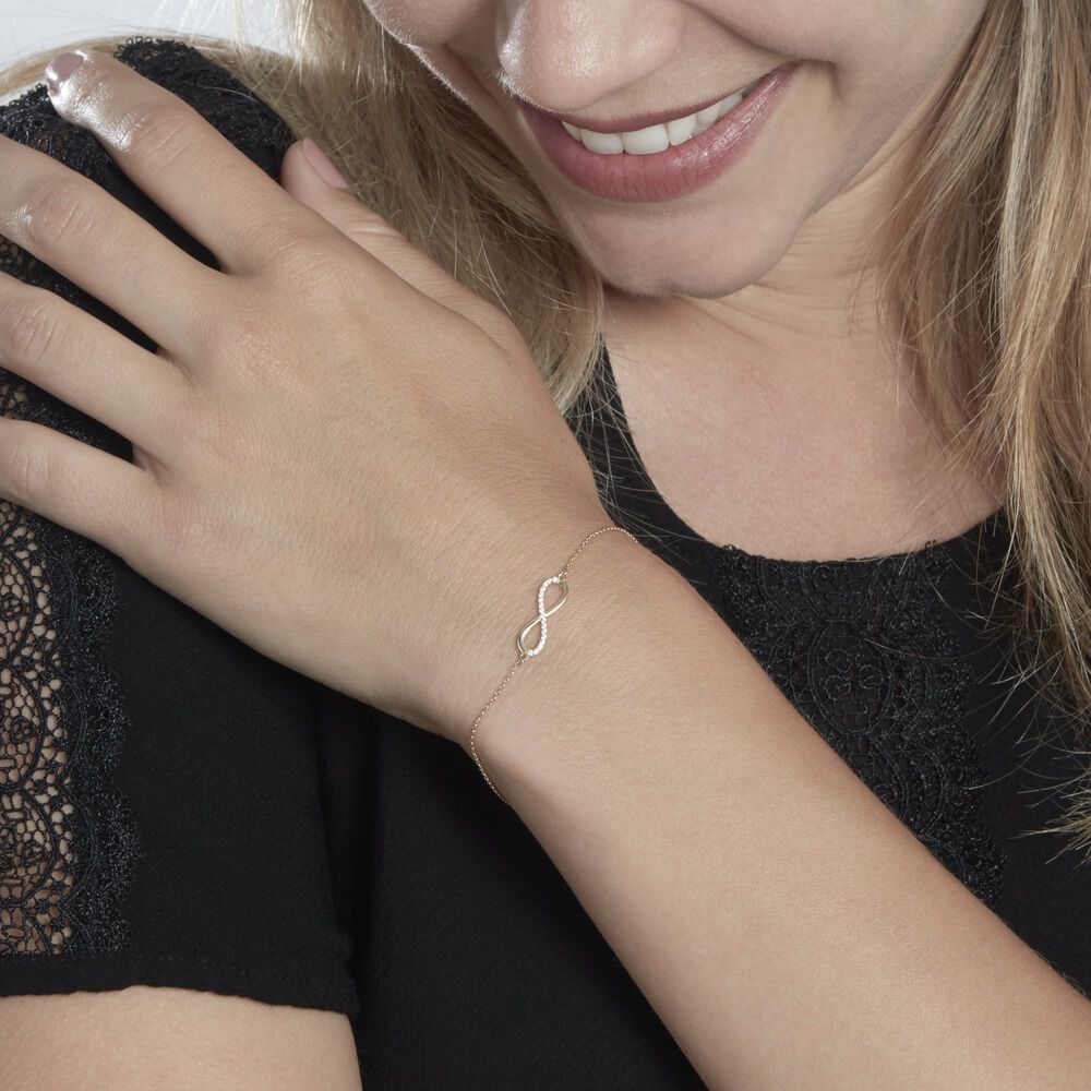 Bracelet Frankiska Or Jaune Oxyde De Zirconium - Bracelets chaînes Femme | Marc Orian