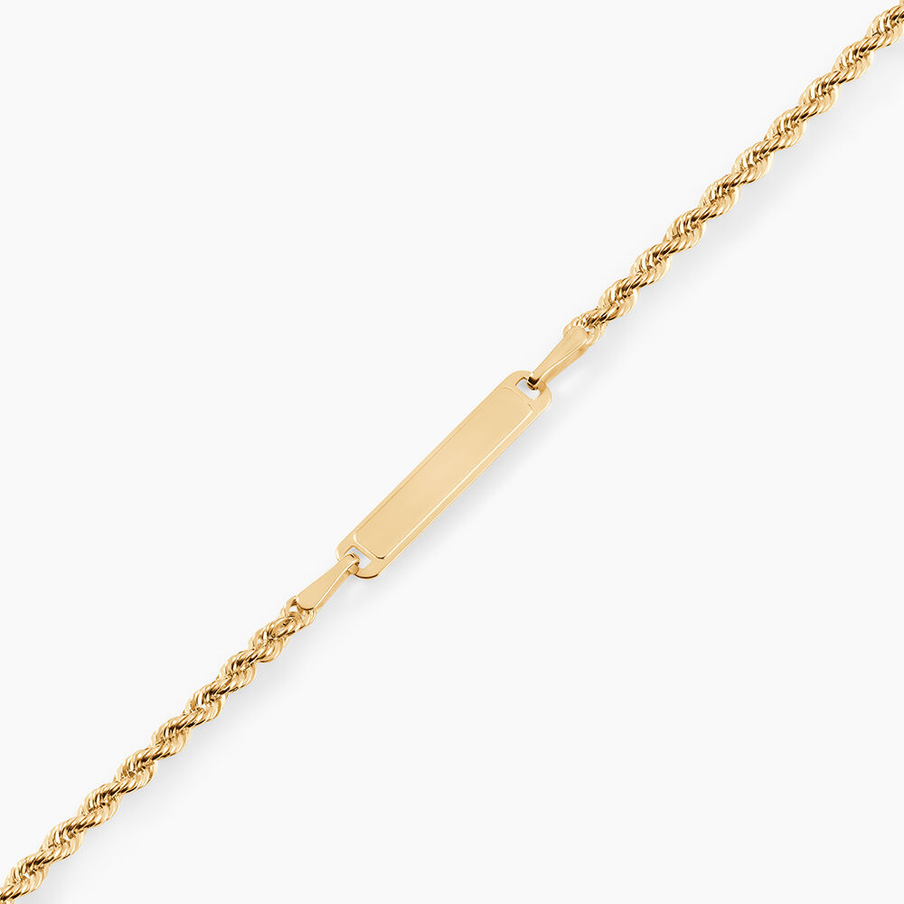 Bracelet Identit&eacute;e Edmontine Or Jaune - Gourmettes Femme | Marc Orian