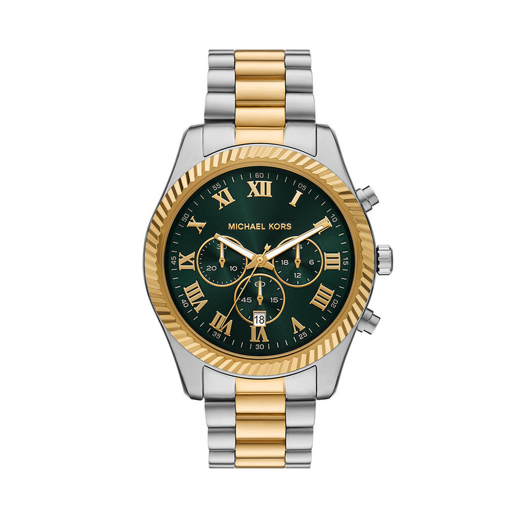 Montre Michael Kors Lexington Homme Vert - Montres &eacute;tanches Homme | Marc Orian