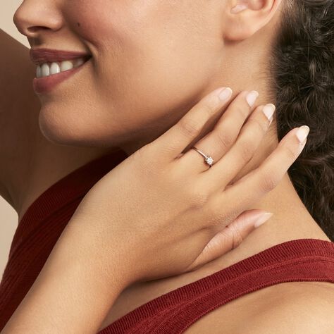 Bague Sandrine Or Blanc Diamant - Parure de mariage Femme | Marc Orian