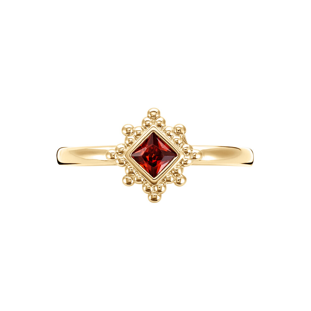 Bague Bobbie Plaqué Or Jaune Oxyde De Zirconium - Bagues avec pierre Femme | Marc Orian