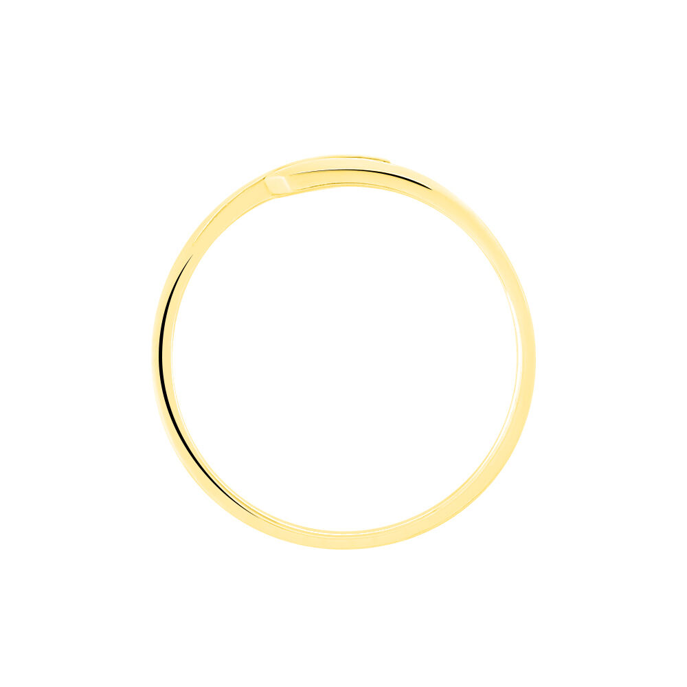 Bague Trilogie Or Jaune Diamant - Bagues fiançailles Femme | Marc Orian
