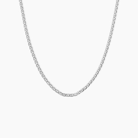 Cha&icirc;ne Capucin Or Blanc Maille Marine Plate - Chaines Femme | Marc Orian