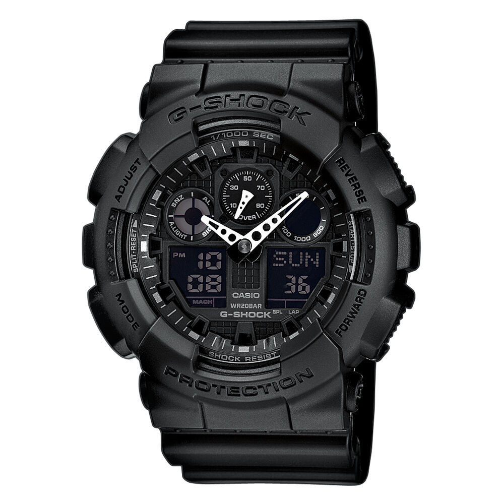 Montre Casio G-shock Black & White Noir - Montres &eacute;tanches Homme | Marc Orian