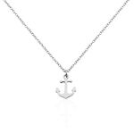 Collier Anchora Argent Blanc - Colliers fantaisie Femme | Marc Orian
