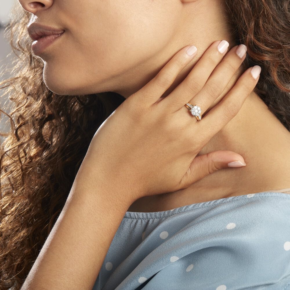 Bague diamant artificiel store