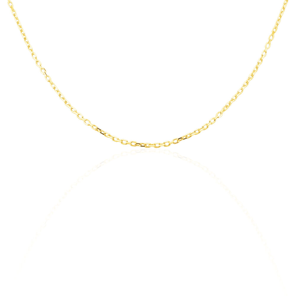 Cha&icirc;ne Maille For&ccedil;at Diamant&eacute;e Or Jaune - Chaines Famille | Marc Orian