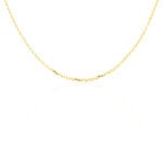 Cha&icirc;ne Maille For&ccedil;at Diamant&eacute;e Or Jaune - Chaines Famille | Marc Orian