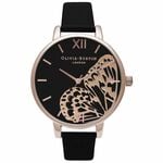 Montre Olivia Burton Applied Wing Noir - Montres classiques Femme | Marc Orian