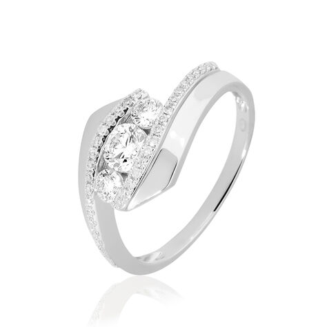 Bague Barbara Or Blanc Diamant - Bagues fiançailles Femme | Marc Orian