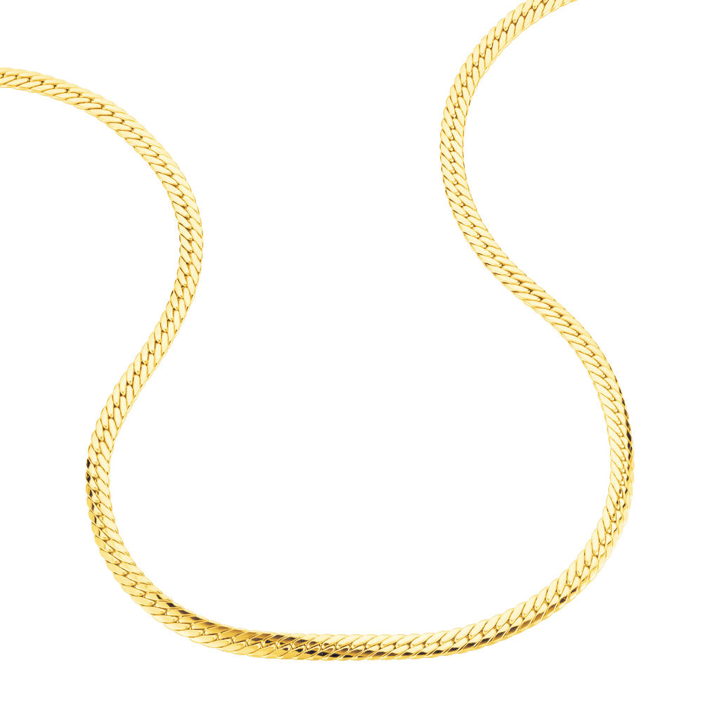 Collier Doline Maille Anglaise Or Jaune - Chaines Femme | Marc Orian