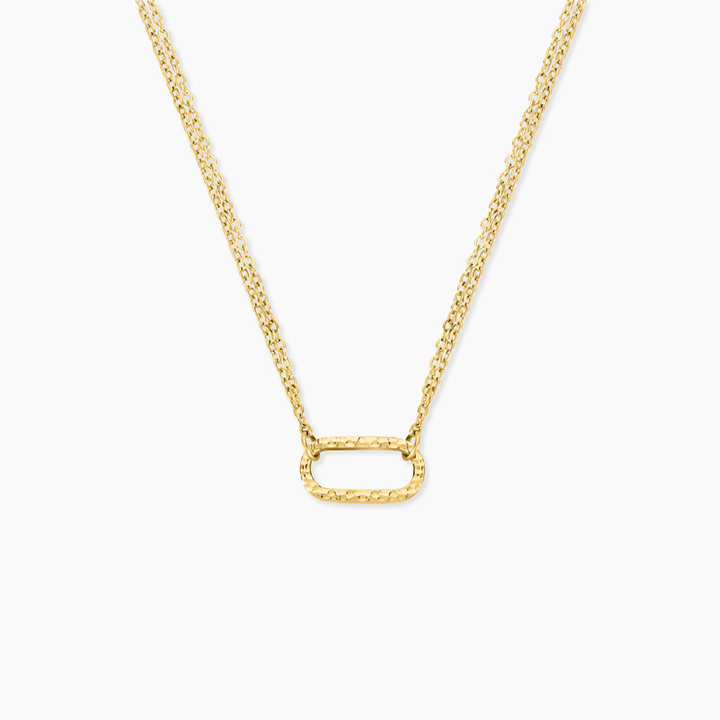 Collier Osmose Acier Jaune - Colliers fantaisie Femme | Marc Orian