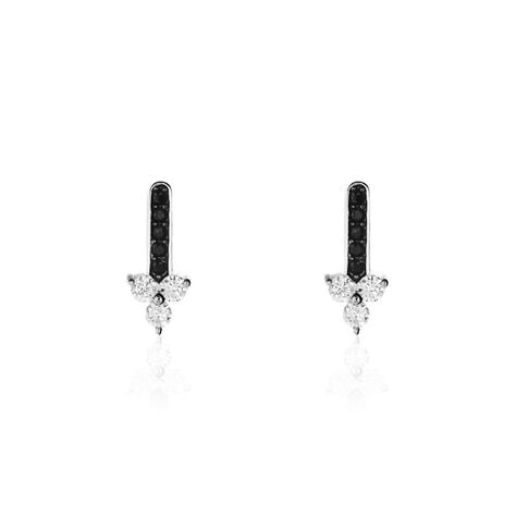 Boucles D'oreilles Puces Robinson Argent Oxydes De Zirconium - Puces Femme | Marc Orian