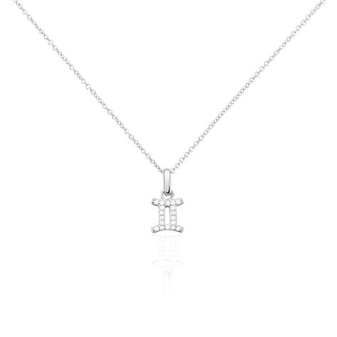 Collier Astra Argent Blanc Oxyde De Zirconium - Colliers avec pierres Femme | Marc Orian