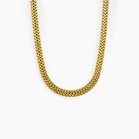 Collier Denia Acier Jaune