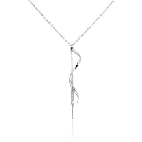 Collier Rizlaine Argent Blanc - Colliers fantaisie Femme | Marc Orian