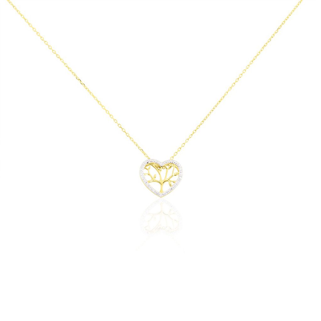 Collier Or Jaune Douglasa Diamants - Colliers avec pierres Femme | Marc Orian