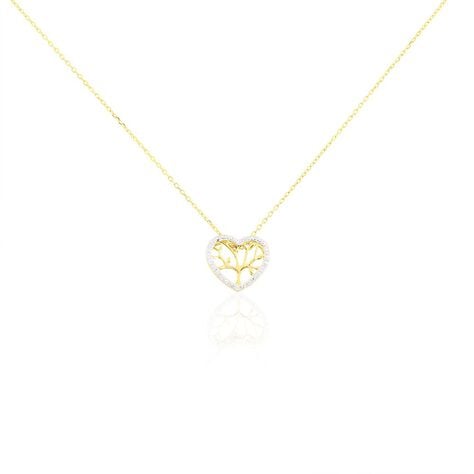 Collier Or Jaune Douglasa Diamants - Colliers avec pierres Femme | Marc Orian