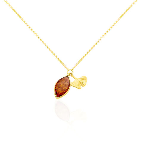 Collier Argent Doré Adriaa Ambre - Colliers Femme | Marc Orian