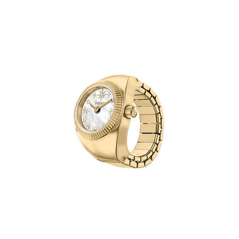 Montre Fossil Watch Ring Nacre Blanche - Montres &eacute;tanches Femme | Marc Orian