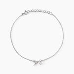 Bracelet Myrna Argent Blanc Oxyde De Zirconium - Bracelets fantaisie Femme | Marc Orian
