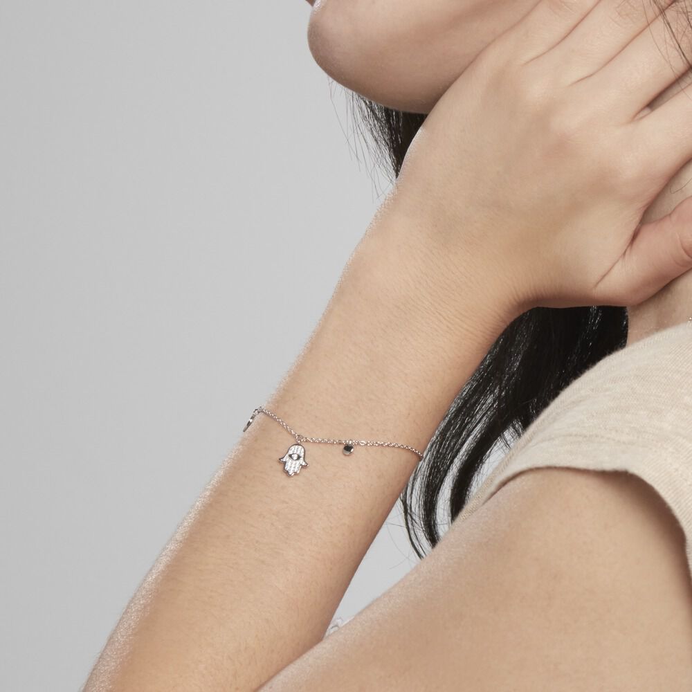 Bracelet Argent Basten Oxydes De Zirconium - Bracelets chaînes Femme | Marc Orian