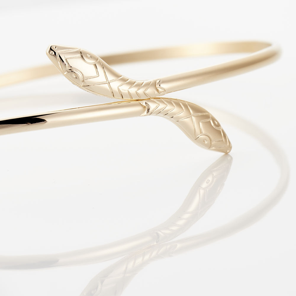 Bracelet Jonc Wandala Plaqué Or Jaune - Bracelets Ethniques Femme | Marc Orian
