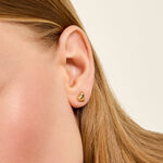 Boucles D'Oreilles Puces Anne-Maudae Argent Dor&eacute; A L'Or 750/1000 - Puces Femme | Marc Orian