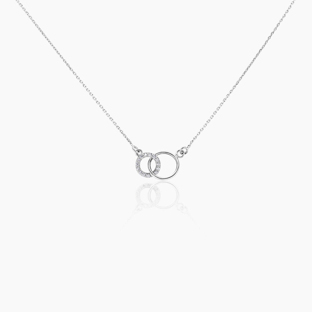 Collier Twillie Argent Blanc Oxyde De Zirconium - Colliers avec pierres Femme | Marc Orian