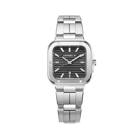 Montre Herbelin Cap Camarat Square Noir - Montres &eacute;tanches Homme | Marc Orian