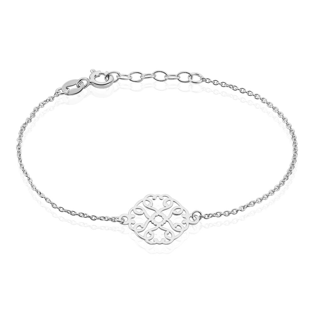 Bracelet Lev Argent Blanc - Bracelets chaînes Femme | Marc Orian