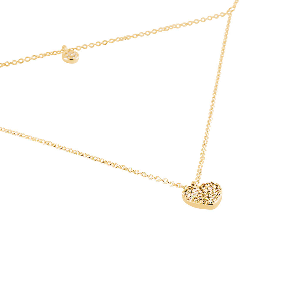 Collier Plaqué Or Jaune Dev Oxyde De Zirconium - Colliers multirangs Femme | Marc Orian