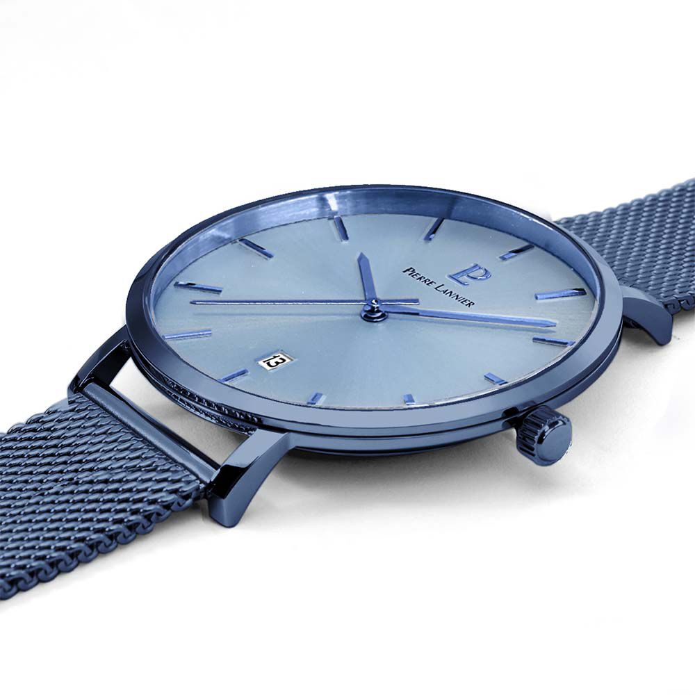 Montre Pierre Lannier Echo Bleu - Montres étanches Homme | Marc Orian