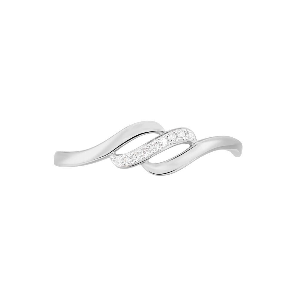 Bague Tylane Or Blanc Diamant Divers - Parures de mariage Femme | Marc Orian