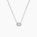 Collier Gia Argent Blanc Oxyde De Zirconium - Colliers avec pierres Femme | Marc Orian