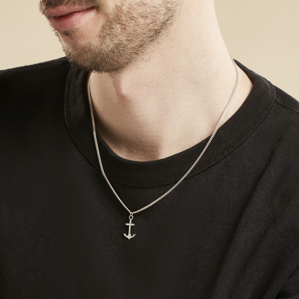 Collier Argent Blanc Day - Colliers Homme | Marc Orian