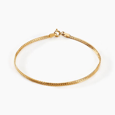 Bracelet Or Jaune Izel Maille Anglaise - Bracelets mailles Femme | Marc Orian