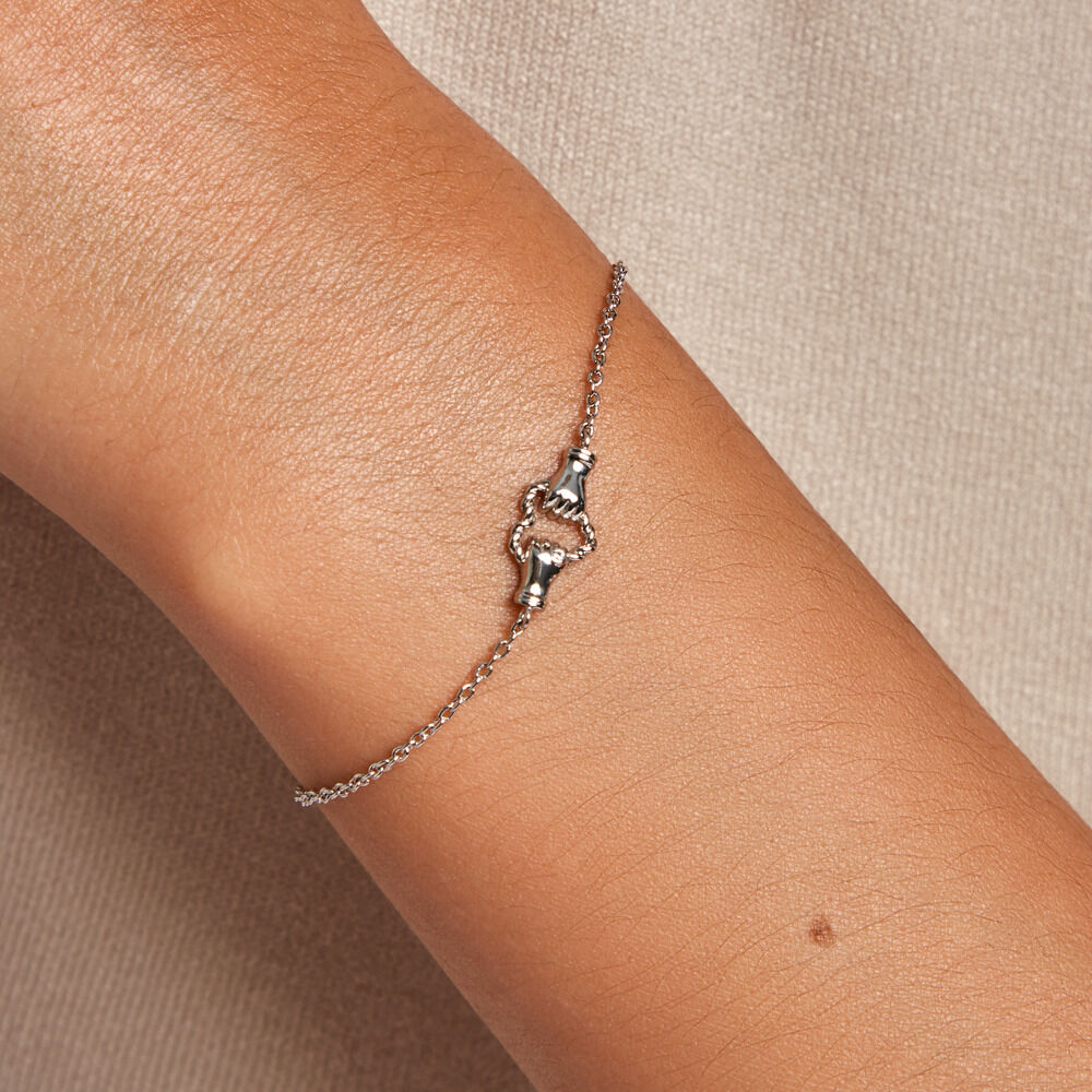 Bracelet Mystic Argent Blanc Oxyde De Zirconium - Bracelets fantaisie Femme | Marc Orian