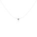 Collier Nylon Argent Blanc Oxyde - Colliers avec pierres Femme | Marc Orian
