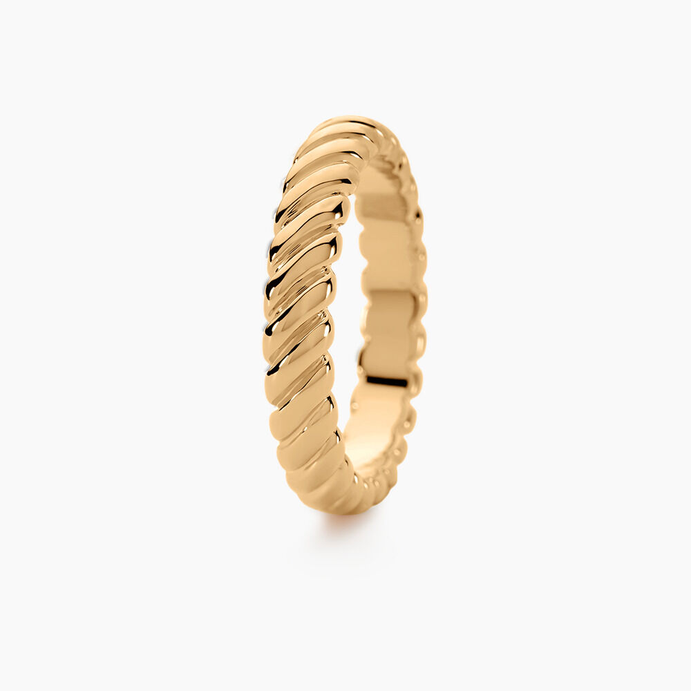 Bague Isabeau Plaque Or Jaune - Bagues dorées Femme | Marc Orian