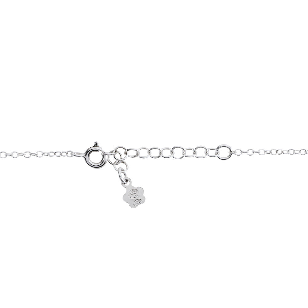 Bracelet Geltrude Argent Blanc - Bracelets chaînes Femme | Marc Orian