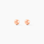 Boucles D'oreilles Puces Fidelia Boule Or Rose - Puces Femme | Marc Orian