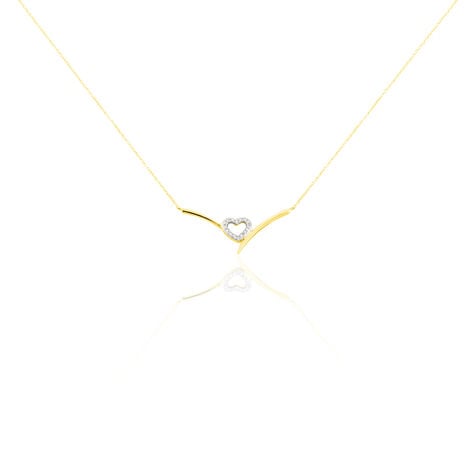 Collier Ilsabe Or Jaune Diamant - Colliers avec pierres Femme | Marc Orian