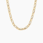 Collier Danae Plaquette Or Bicolore - Chaines Homme | Marc Orian