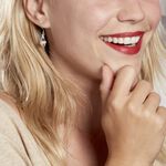 Boucles D'oreilles Pendantes Deniz Argent  Perle De Culture Et Oxyde - Pendantes Femme | Marc Orian