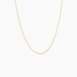 Cha&icirc;ne Igoa Maille For&ccedil;at Diamantee Or Jaune - Chaines Femme | Marc Orian