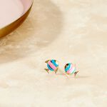 Boucles D'oreilles Puces Dorya Poisson Or Jaune - Puces Enfant | Marc Orian