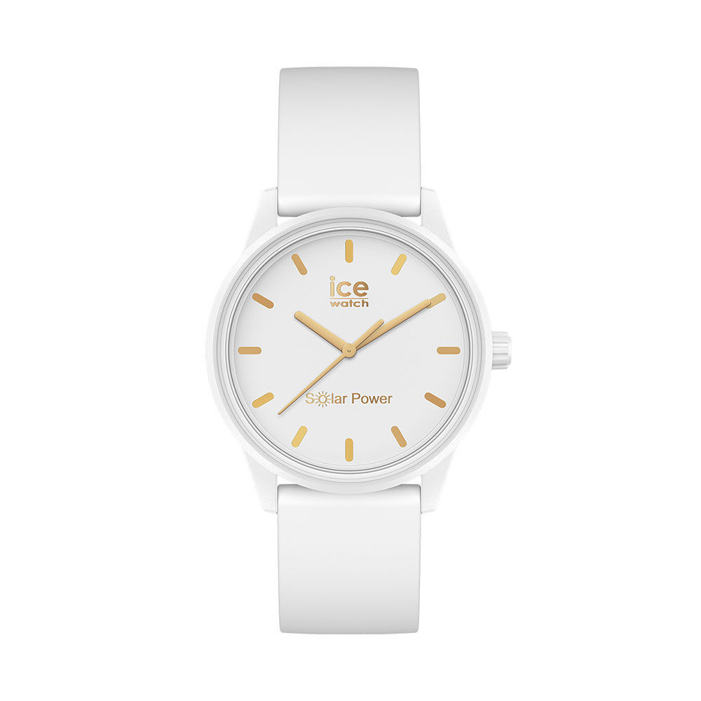 Montre Ice Watch Solar Power Blanc - Montres étanches Famille | Marc Orian