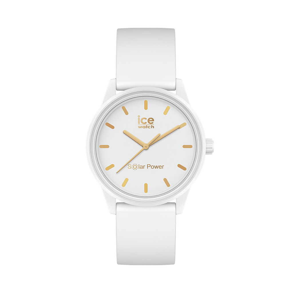Montre Ice Watch Solar Power Blanc - Montres étanches Famille | Marc Orian